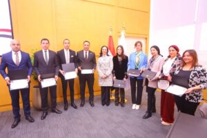 FB_IMG_1739377527125-1-300x200 التضامن . تكريم فريق الوزارة المشارك في مناقشات استعراض التقرير الدوري الشامل "UPR" لملف حقوق الإنسان بجنيف
