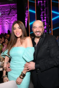 222294-المخرج-مجدى-الهوارى-وزوجته-دنيا-عبد-المعبود-200x300 بالصور شاهد حفل زفاف رنا رئيس