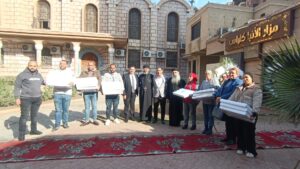 IMG_20260107_095340-300x169 مستقبل وطن ثان المحلة يجسد وحدة النسيج الوطني بزيارة كنائس المدينة وتقديم هدايا الرئيس للأقباط