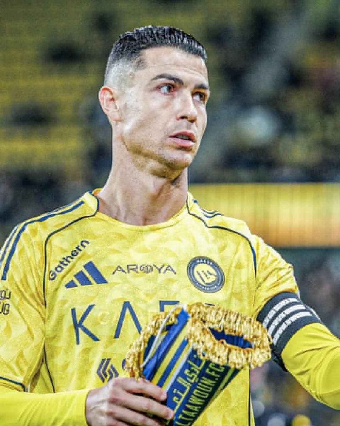 كرستيانو رونالدو مستمر في التمرد علي نادي النصر السعودي 