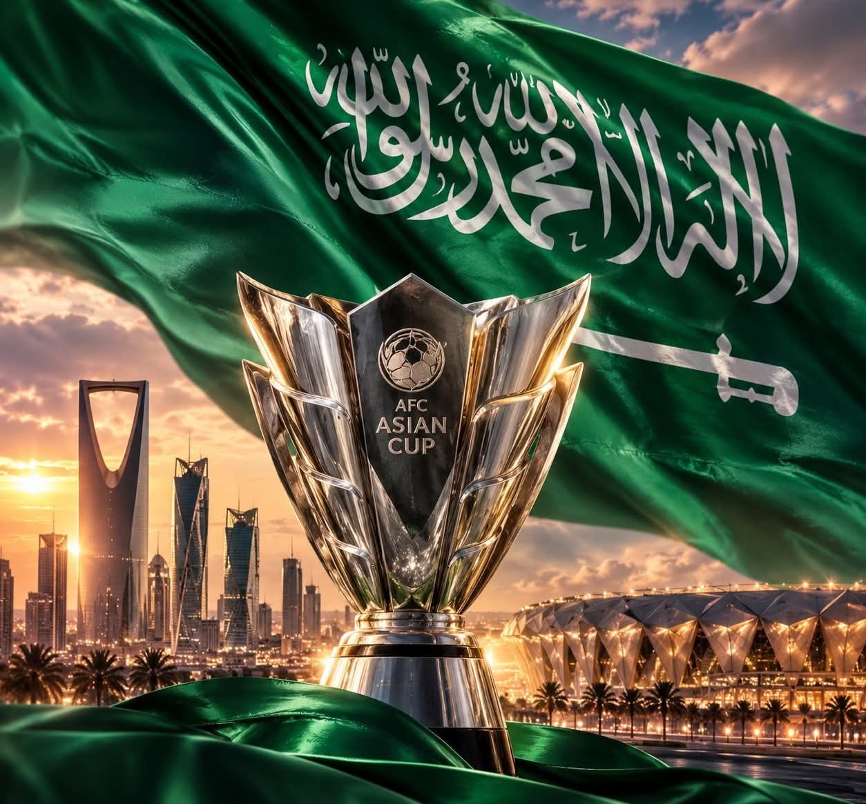 لا تأجيل للبطولة: اللجنة المنظمة لكأس آسيا تؤكد إقامتها في موعدها المحدد بالمملكة العربية السعودية